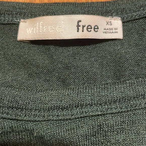Aritzia Wilfred Free Arizona Shirt, Dark Green - Picture 7 of 7